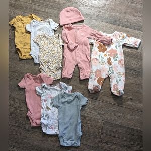 Carter's preemie baby girl clothes